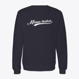 Manns Harbor North Carolina Vintage Team Crewneck Sweatshirt