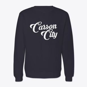 Carson City Michigan Vintage Team Crewneck Sweatshirt
