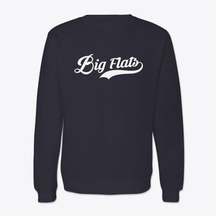 Big Flats Wisconsin Vintage Team Crewneck Sweatshirt