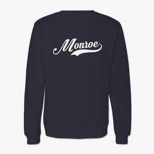 Monroe Indiana Vintage Team Crewneck Sweatshirt