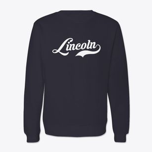 Lincoln Rhode Island Vintage Team Crewneck Sweatshirt