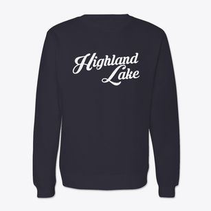 Highland Lake Alabama Vintage Team Crewneck Sweatshirt