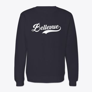 Bellevue Texas Vintage Team Crewneck Sweatshirt