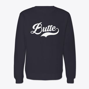 Butte Nebraska Vintage Team Crewneck Sweatshirt