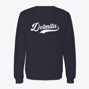 Delmita Texas Vintage Team Crewneck Sweatshirt