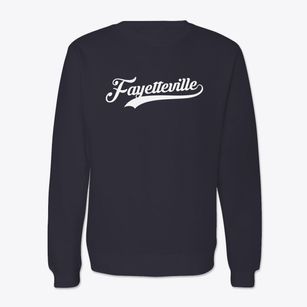 Fayetteville Arkansas Vintage Team Crewneck Sweatshirt