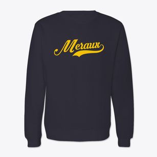 Meraux Louisiana Vintage Team Crewneck Sweatshirt