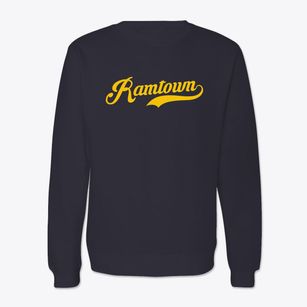 Ramtown New Jersey Vintage Team Crewneck Sweatshirt
