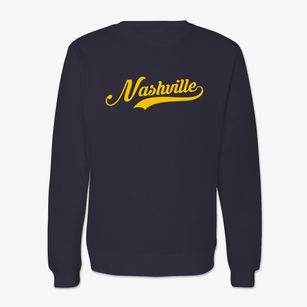 Nashville North Carolina Vintage Team Crewneck Sweatshirt