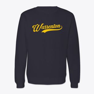 Warrenton Oregon Vintage Team Crewneck Sweatshirt