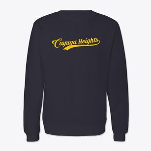 Cayuga Heights New York Vintage Team Crewneck Sweatshirt