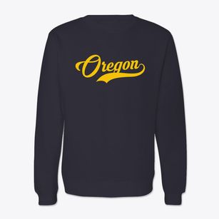 Oregon Illinois Vintage Team Crewneck Sweatshirt