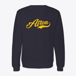 Afton New York Vintage Team Crewneck Sweatshirt