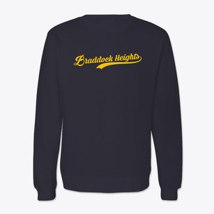 Braddock Heights Maryland Vintage Team Crewneck Sweatshirt