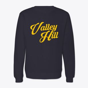 Valley Hill North Carolina Vintage Team Crewneck Sweatshirt