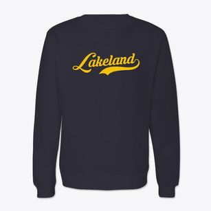 Lakeland Wisconsin Vintage Team Crewneck Sweatshirt