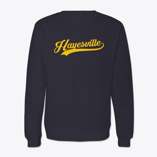 Hayesville Oregon Vintage Team Crewneck Sweatshirt