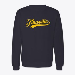 Titusville New York Vintage Team Crewneck Sweatshirt