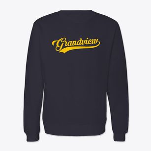 Grandview Iowa Vintage Team Crewneck Sweatshirt