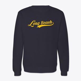 Long Beach Mississippi Vintage Team Crewneck Sweatshirt