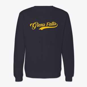 Glens Falls New York Vintage Team Crewneck Sweatshirt