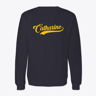 Catharine Kansas Vintage Team Crewneck Sweatshirt