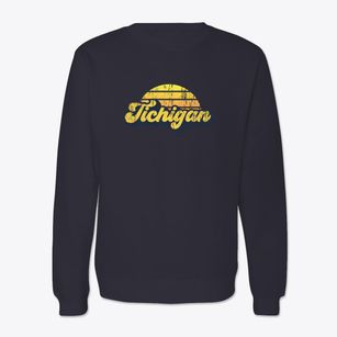 Tichigan Wisconsin Sublime Sunset Crewneck Sweatshirt