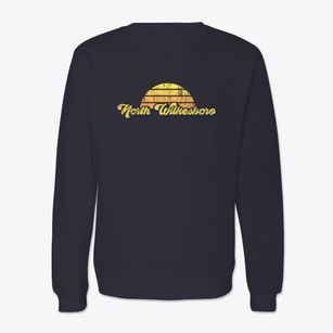 North Wilkesboro North Carolina Sublime Sunset Crewneck Sweatshirt