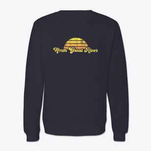 North Great River New York Sublime Sunset Crewneck Sweatshirt