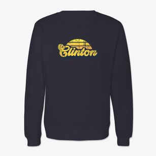 Clinton Maine Sublime Sunset Crewneck Sweatshirt