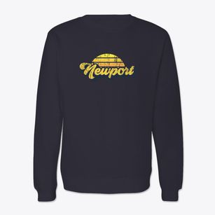 Newport Maine Sublime Sunset Crewneck Sweatshirt