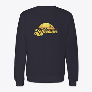 Jefferson North Carolina Sublime Sunset Crewneck Sweatshirt