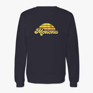 Monona Iowa Sublime Sunset Crewneck Sweatshirt