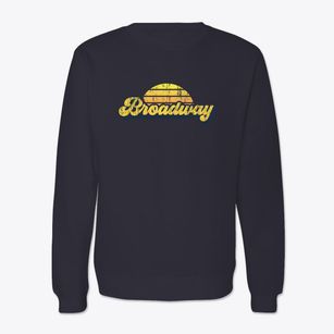 Broadway North Carolina Sublime Sunset Crewneck Sweatshirt