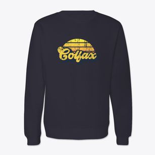 Colfax Illinois Sublime Sunset Crewneck Sweatshirt