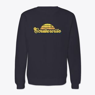 Coulterville Illinois Sublime Sunset Crewneck Sweatshirt