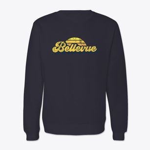 Bellevue Texas Sublime Sunset Crewneck Sweatshirt