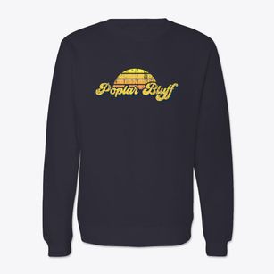 Poplar Bluff Missouri Sublime Sunset Crewneck Sweatshirt