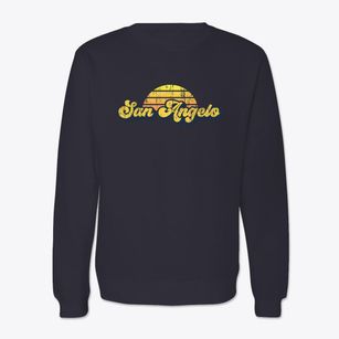 San Angelo Texas Sublime Sunset Crewneck Sweatshirt