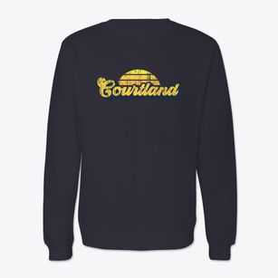 Courtland Kansas Sublime Sunset Crewneck Sweatshirt