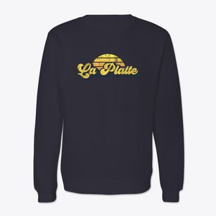 La Platte Nebraska Sublime Sunset Crewneck Sweatshirt