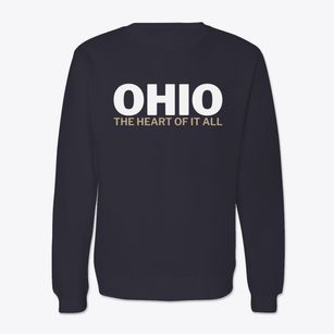  Ohio White and Gold Crewneck Sweatshirt