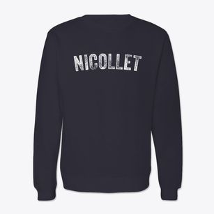 Nicollet Minnesota Timeless Retro Crewneck Sweatshirt