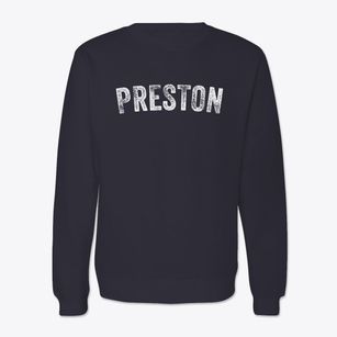 Preston Iowa Timeless Retro Crewneck Sweatshirt