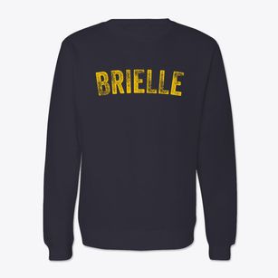 Brielle New Jersey Timeless Retro Crewneck Sweatshirt