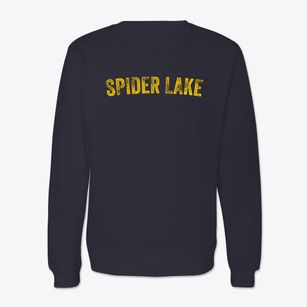 Spider Lake Wisconsin Timeless Retro Crewneck Sweatshirt