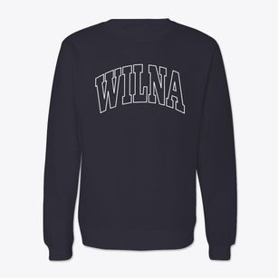 Wilna New York Trendy Block Crewneck Sweatshirt