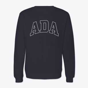 Ada Ohio Trendy Block Crewneck Sweatshirt