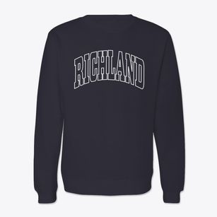 Richland New York Trendy Block Crewneck Sweatshirt