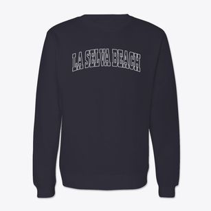 La Selva Beach California Trendy Block Crewneck Sweatshirt